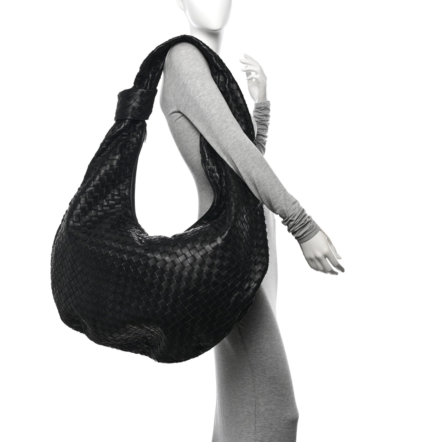 Bottega Veneta Nappa Intrecciato Maxi Jodie Black 2 of 10