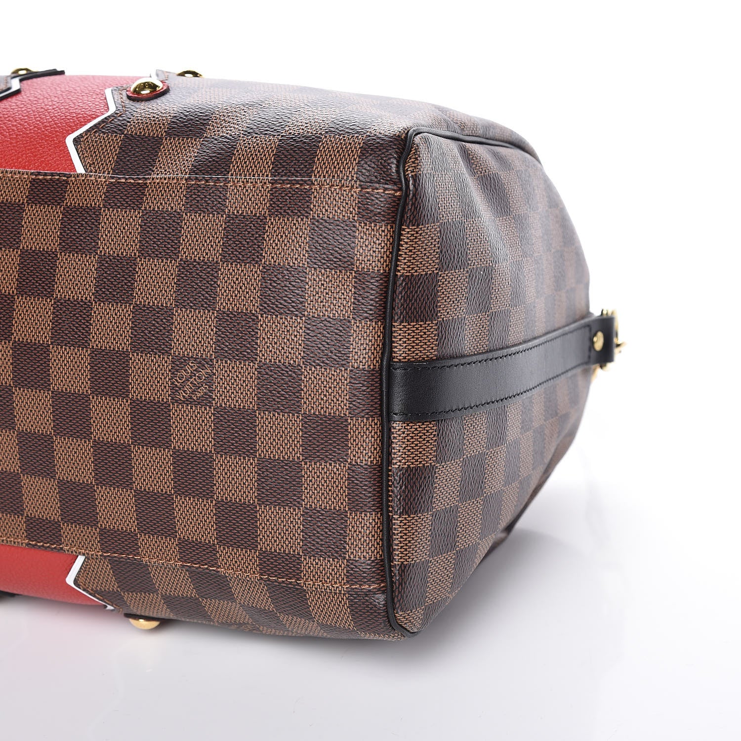 Louis Vuitton Damier Ebene Karakoram Speedy Bandouliere 30 9 of 10