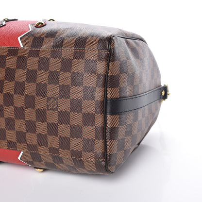 Louis Vuitton Damier Ebene Karakoram Speedy Bandouliere 30 9 of 10