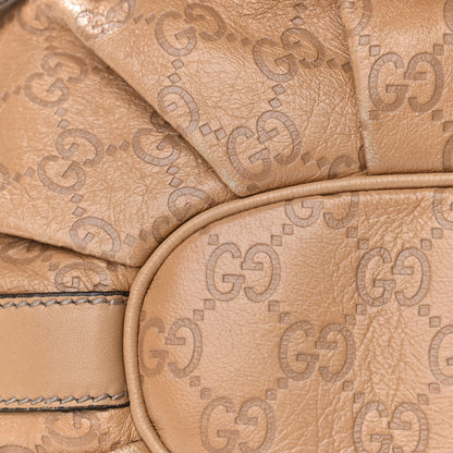 Gucci Guccissima Tribeca Messenger Bag Beige 13 of 16
