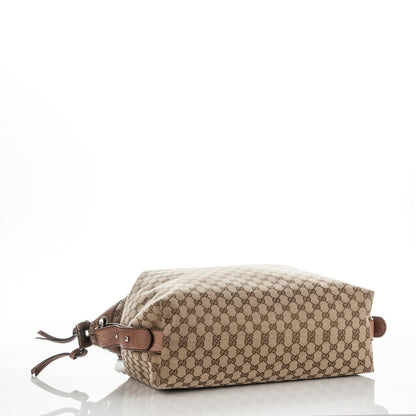 Gucci Monogram Large Bamboo Bar Tassel Shoulder Bag Brown 4 of 7