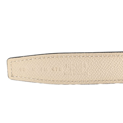 Hermes Swift Epsom 24mm Belt Strap 90 36 Bleu Marine Craie 3 of 7