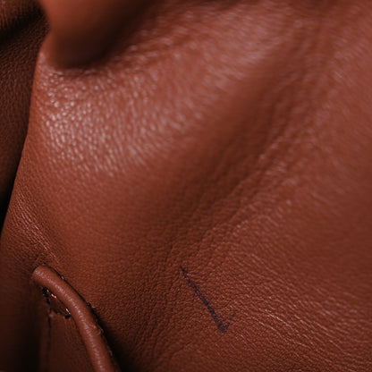 Loewe Nappa Lambskin Small Featherlight Puzzle Bag Pecan 10 of 11