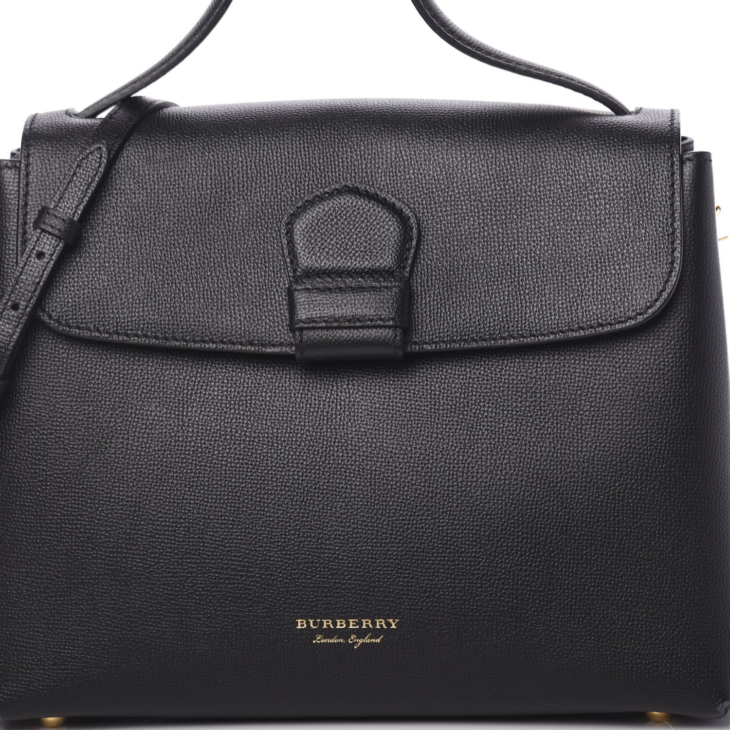 Burberry Derby Calfskin House Check Medium Camberley Black 11 of 15