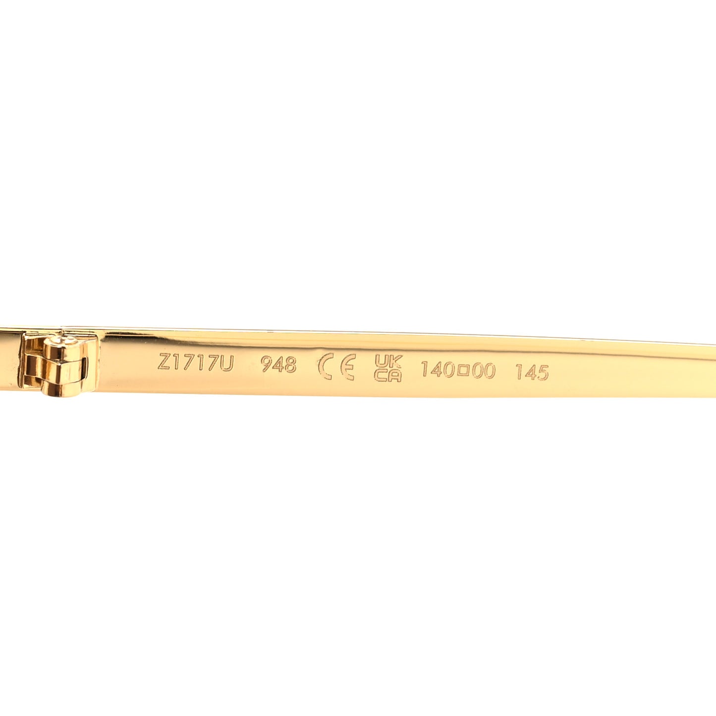 Metal LV Golden Mask Sunglasses Z1717U Gold