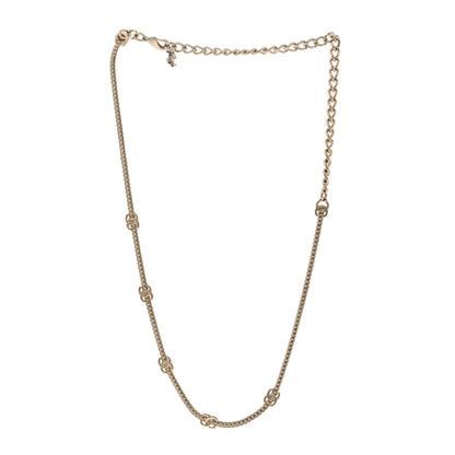 Chanel Metal CC Short Chain Necklace Gold 3 of 5