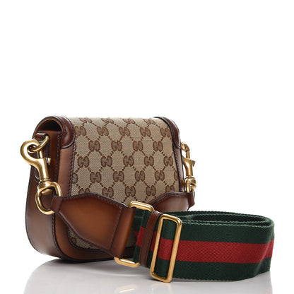 Gucci Monogram Small Lady Web Shoulder Bag Beige Cuir 3 of 8