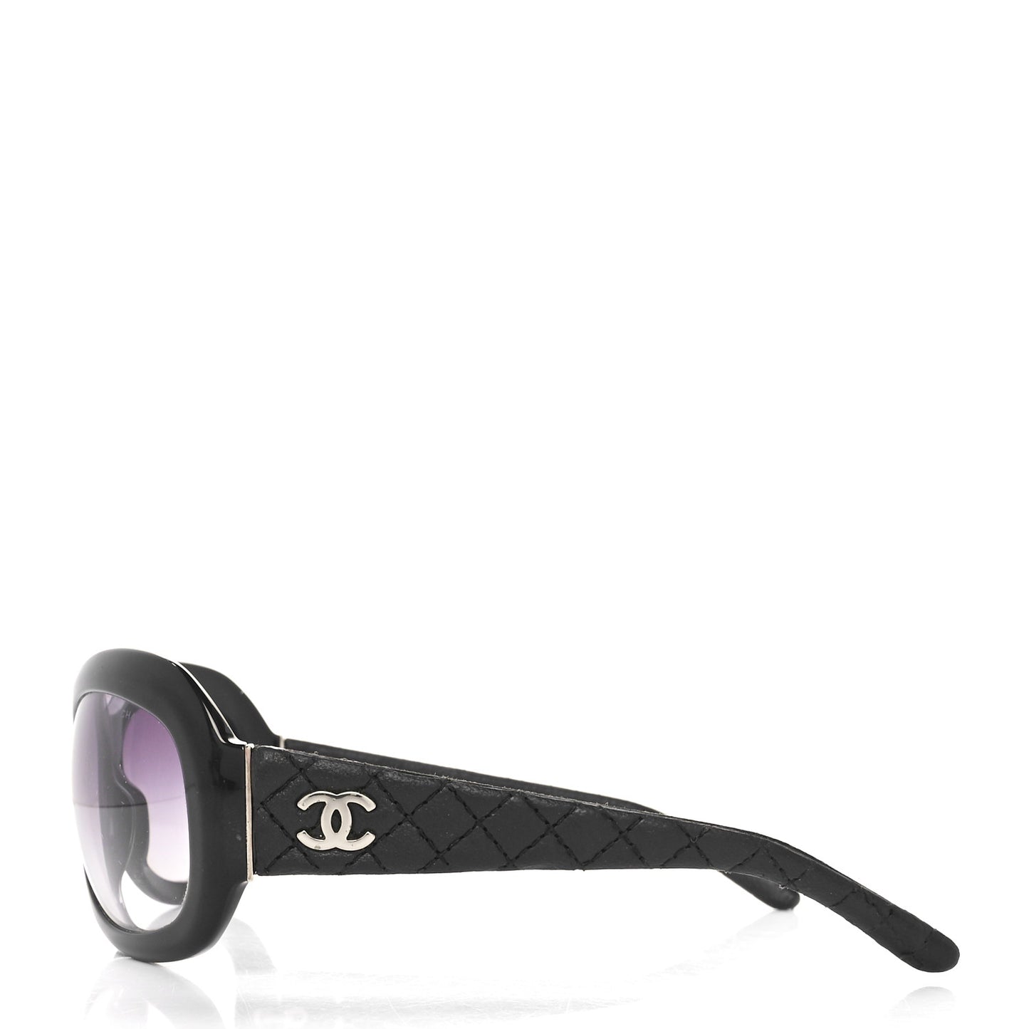 Lambskin Quilted CC Sunglasses 5116-Q Black