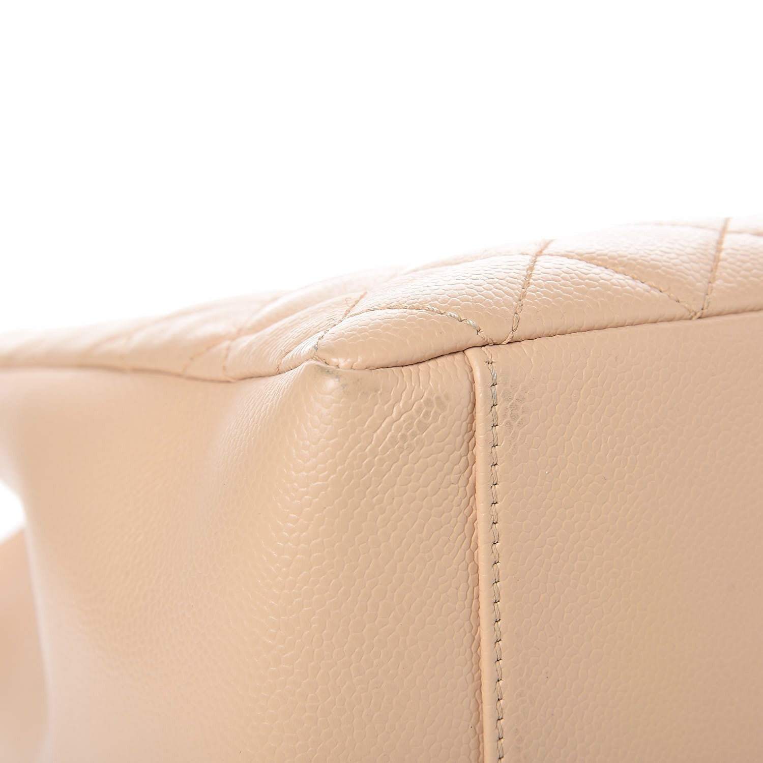 Chanel Caviar Quilted Grand Shopping Tote GST Beige Clair 8 of 12