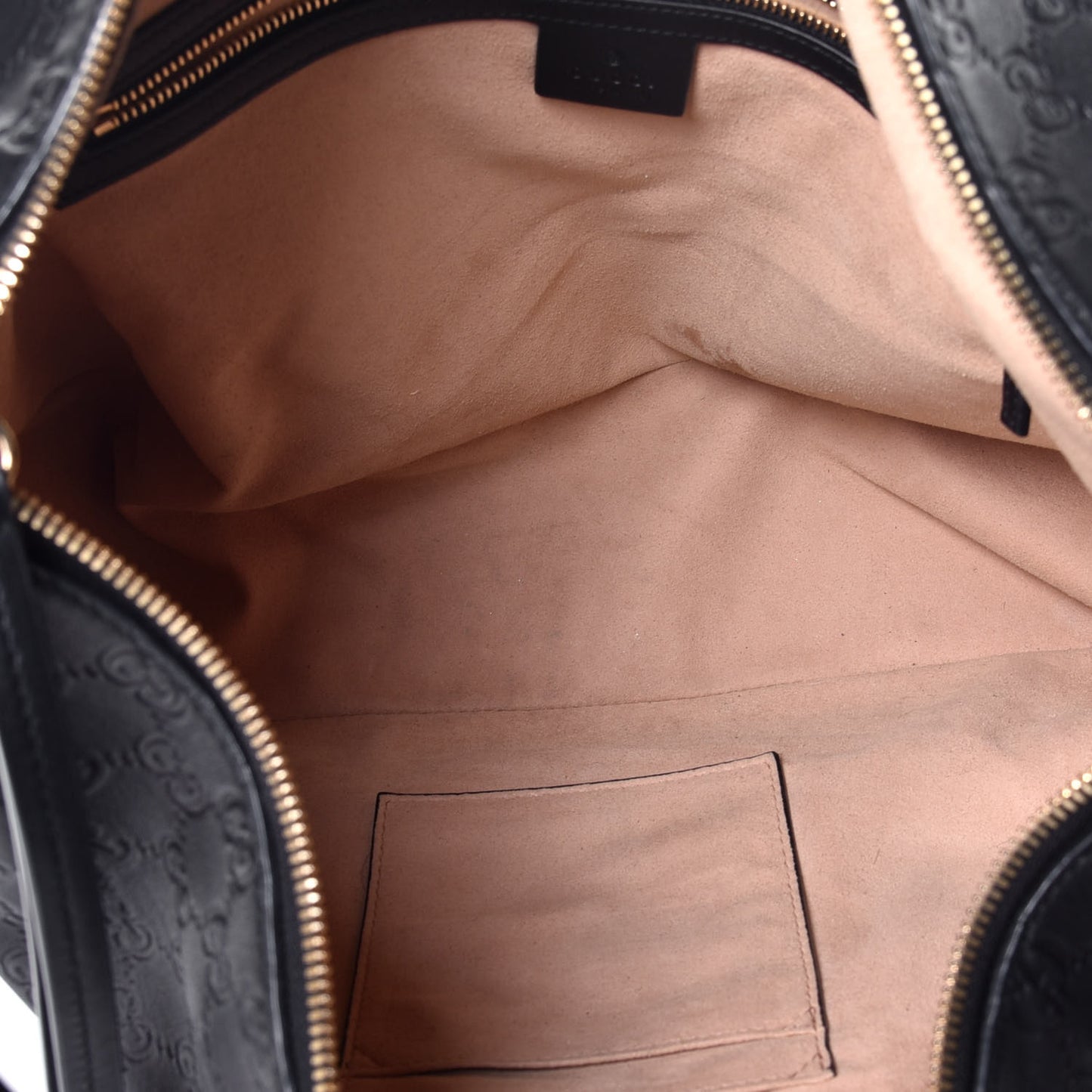 Guccissima Signature Large Linea A Hobo Black
