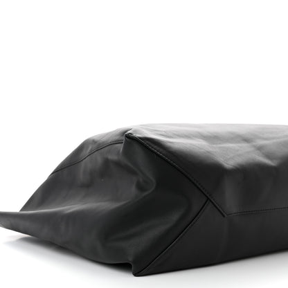 Celine Lambskin Horizontal Cabas Black 8 of 10