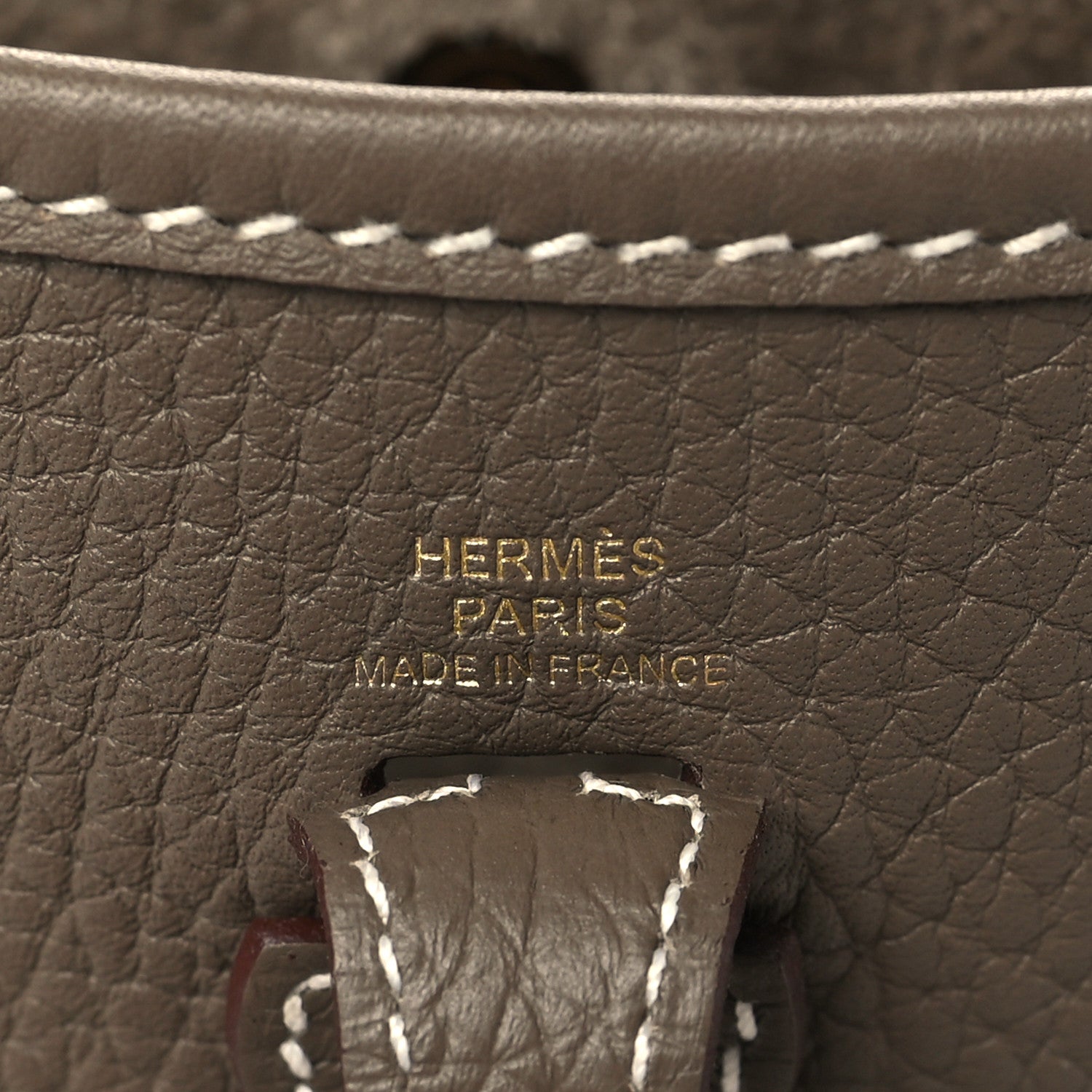 Hermes Taurillon Clemence Amazone Evelyne TPM Etoupe Bleu Indigo 6 of 11
