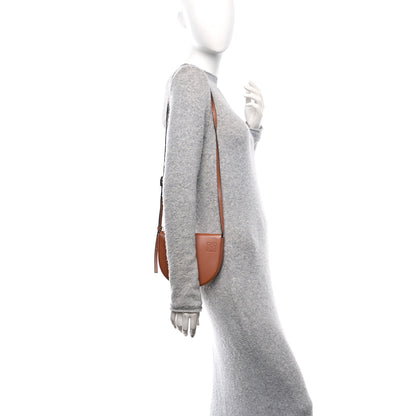 Loewe Soft Calfskin Heel Saddle Bag Tan 2 of 9