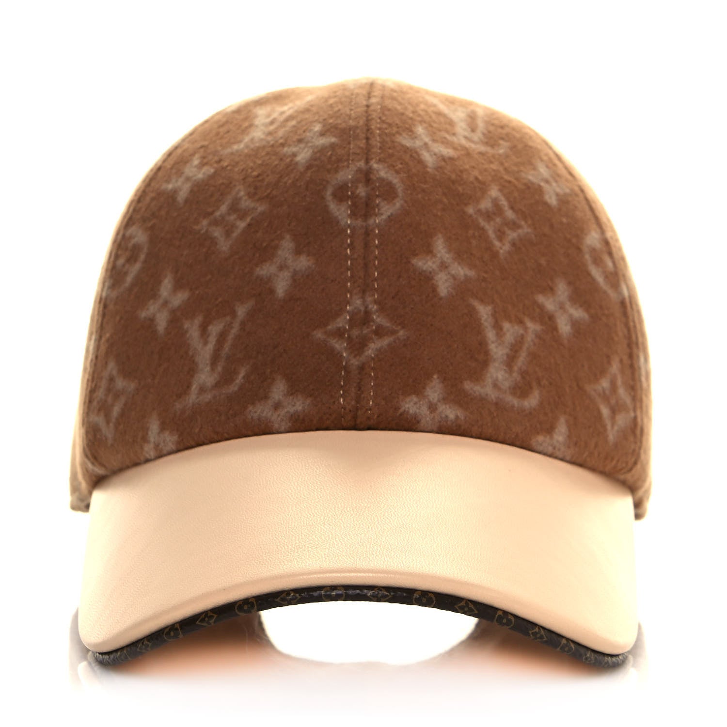 Louis Vuitton Wool Monogram Carry On Cap M Beige 2 of 9