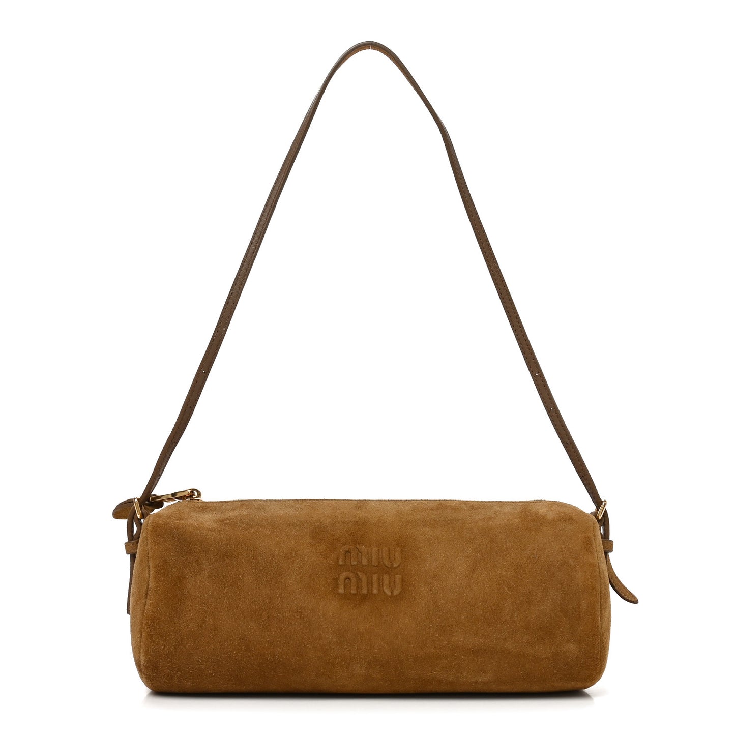 Suede Pouch Olive Green