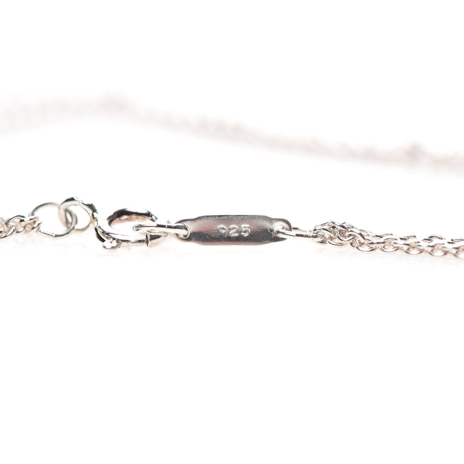 Tiffany Sterling Silver Figure 8 Pendant Necklace 5 of 5