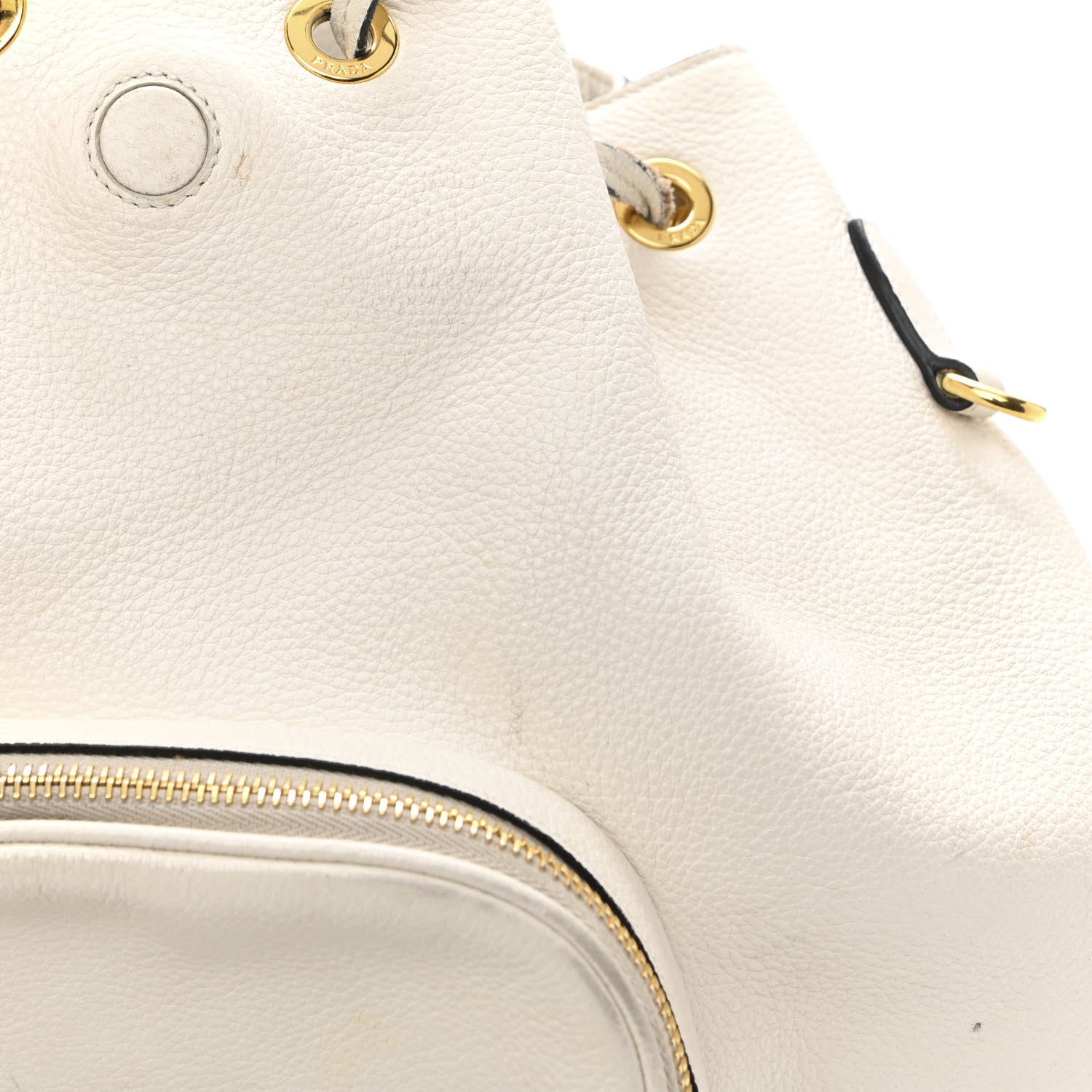 Prada Vitello Daino Backpack Talco 13 of 17