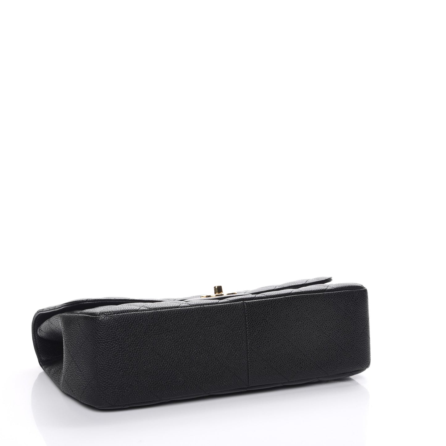 Caviar Quilted Jumbo Single Flap Black