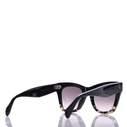 Celine Acetate Cat Eye Sunglasses CL40004I Havana Black 4 of 7