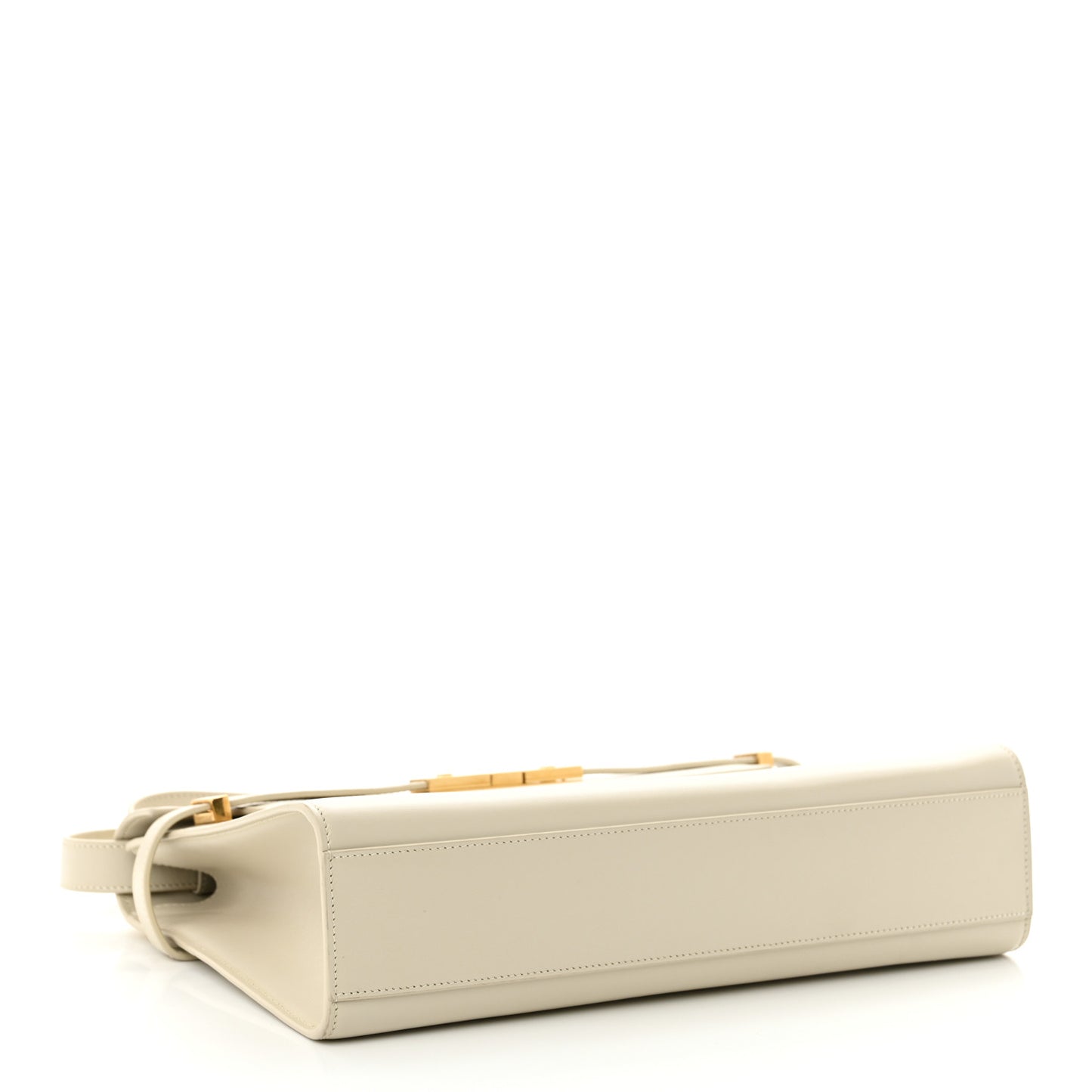 Smooth Calfskin Manhattan Shoulder Bag Crema Soft