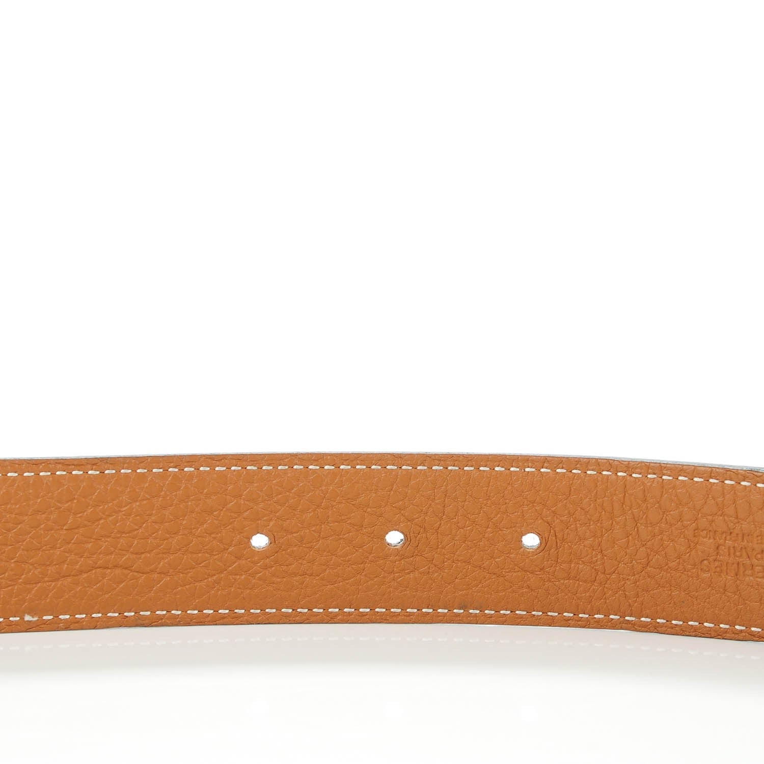 Hermes Box Togo 32mm H Belt 95 Black Gold 3 of 7