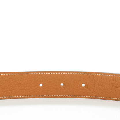 Hermes Box Togo 32mm H Belt 95 Black Gold 3 of 7