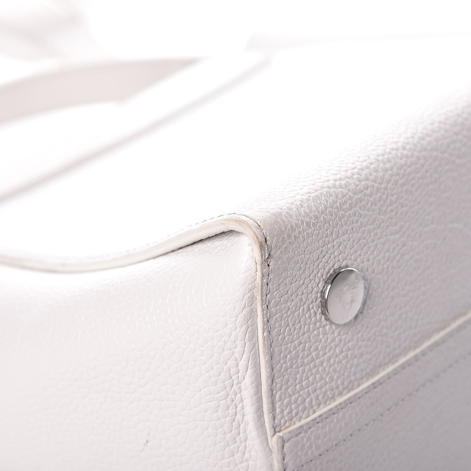 3.1 Phillip Lim 3.1 Textured Calfskin Leigh Top Handle Satchel White 13 of 14