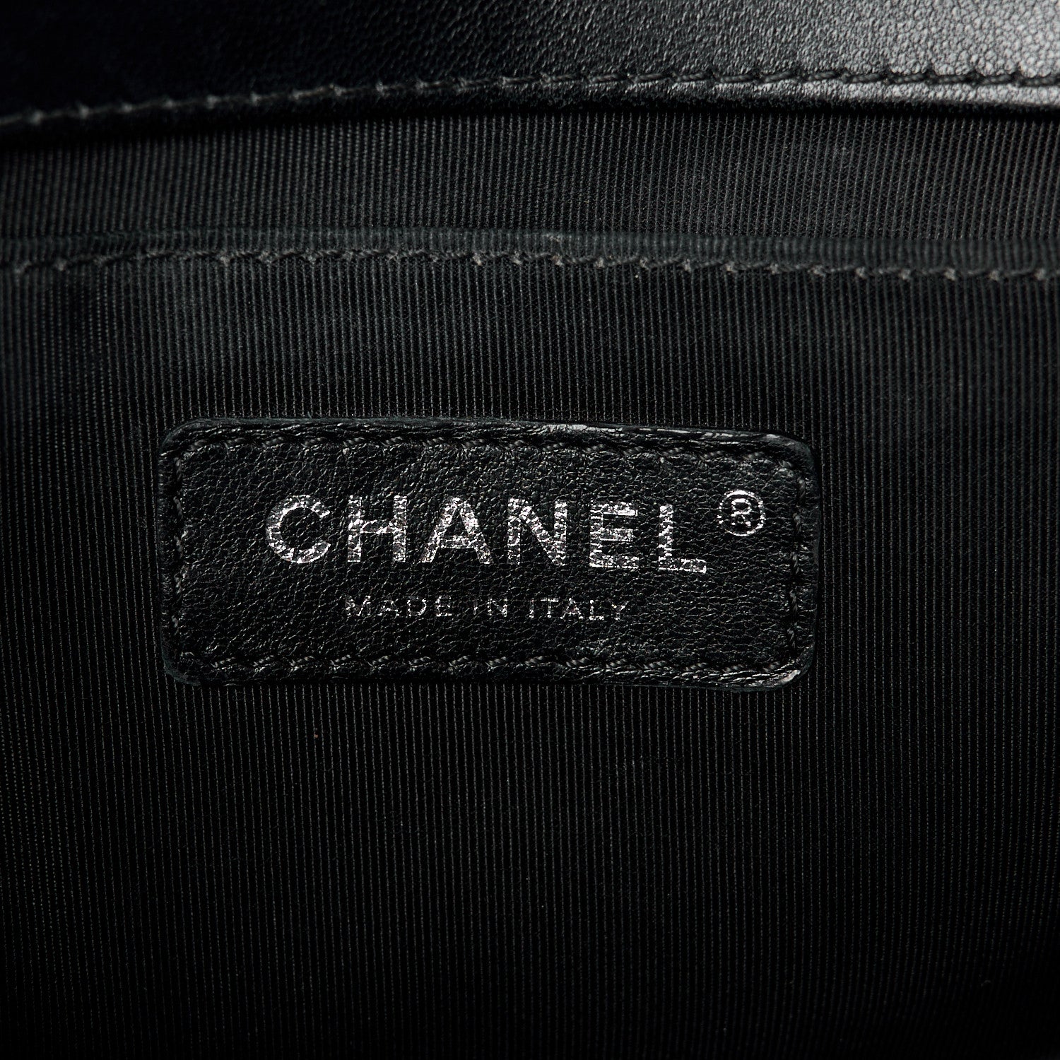 Chanel Lambskin Quilted Medium Boy Flap Black 6 of 10