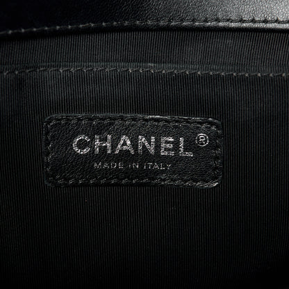 Chanel Lambskin Quilted Medium Boy Flap Black 6 of 10