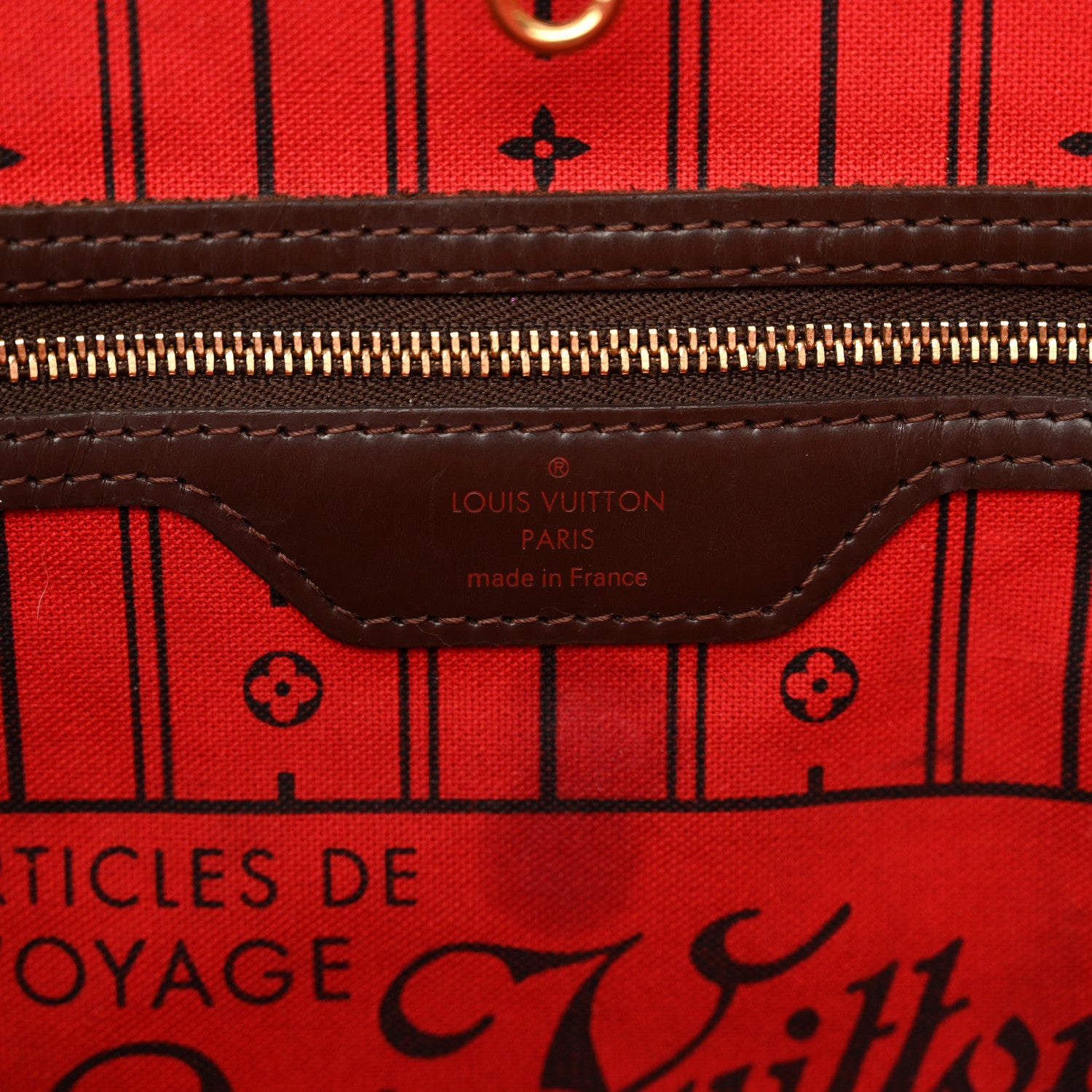 Louis Vuitton Damier Ebene Neverfull MM 6 of 17