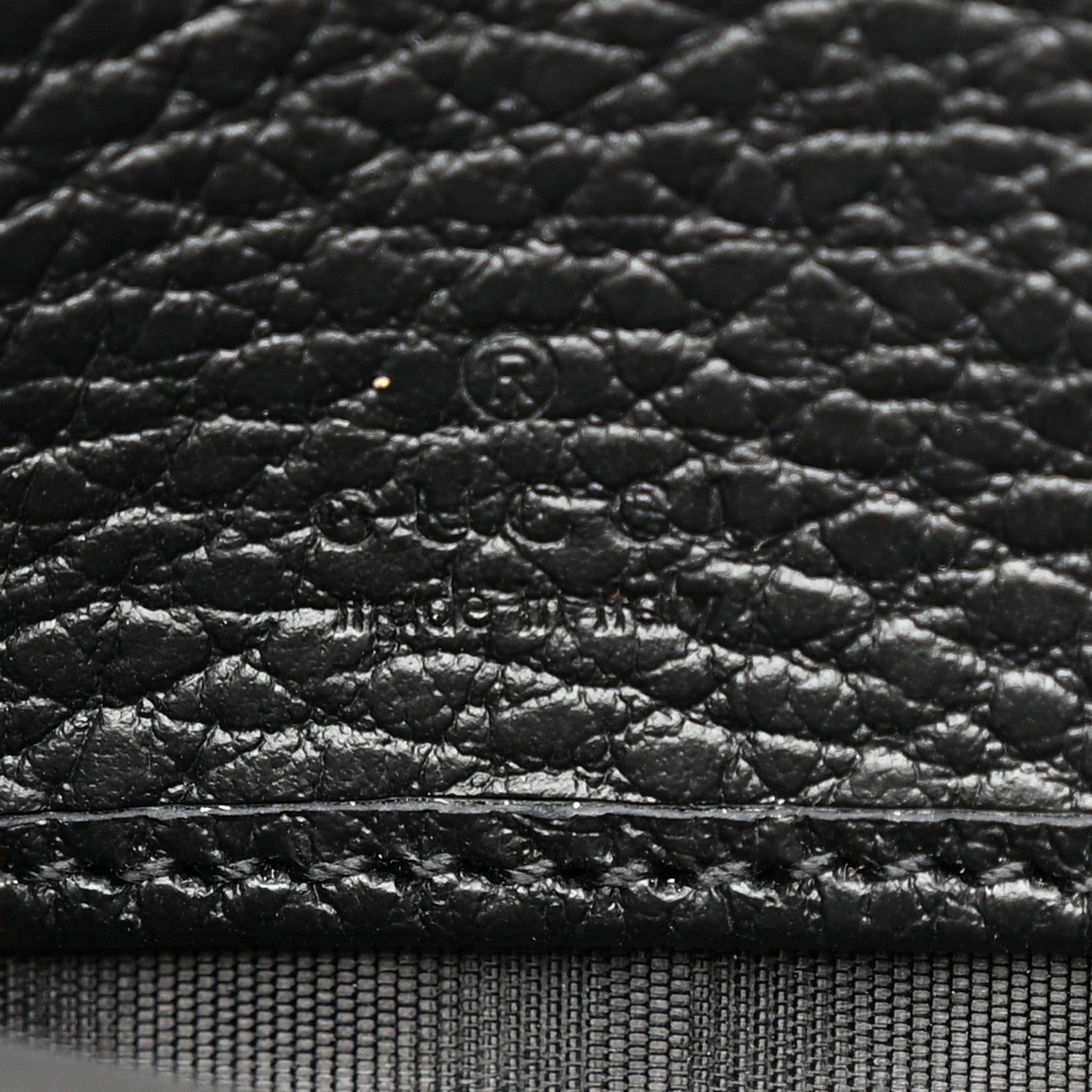 Gucci Dollar Calfskin GG Marmont Zip Around Wallet Black 7 of 8
