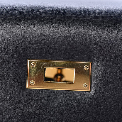 Hermes Box Kelly Retourne 28 Black 25 of 43