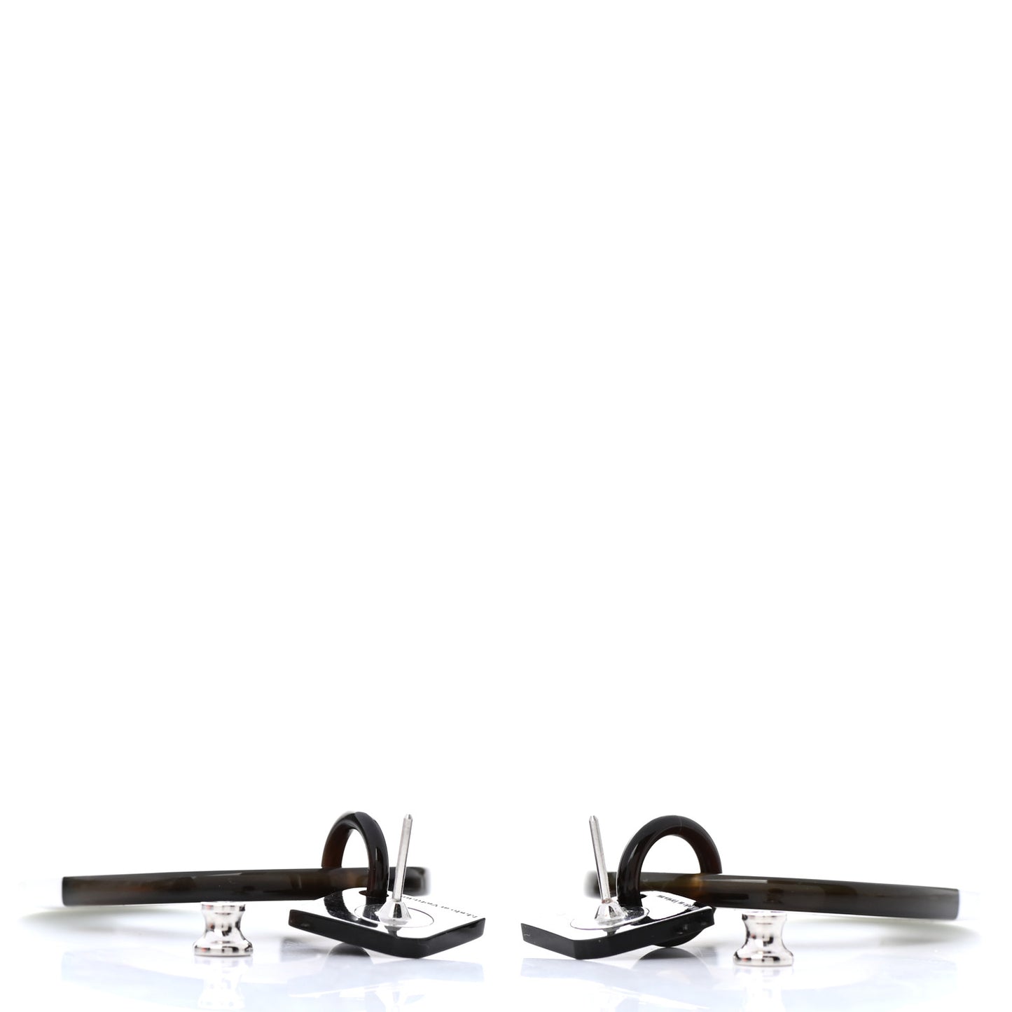 Buffalo Horn Isthme Earrings White