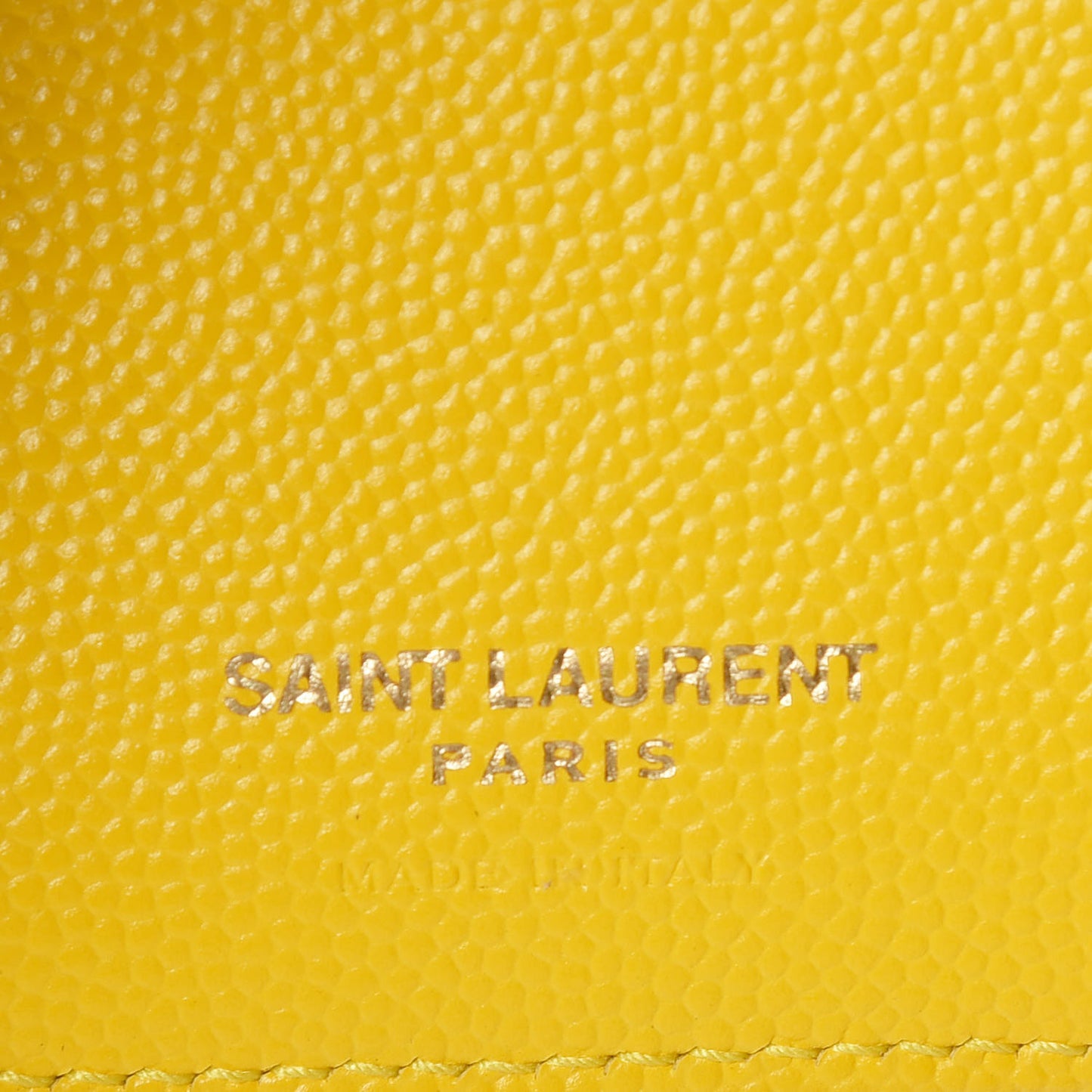 Grain De Poudre Matelasse Chevron Monogram Zipped Card Case Mimosa Shiny