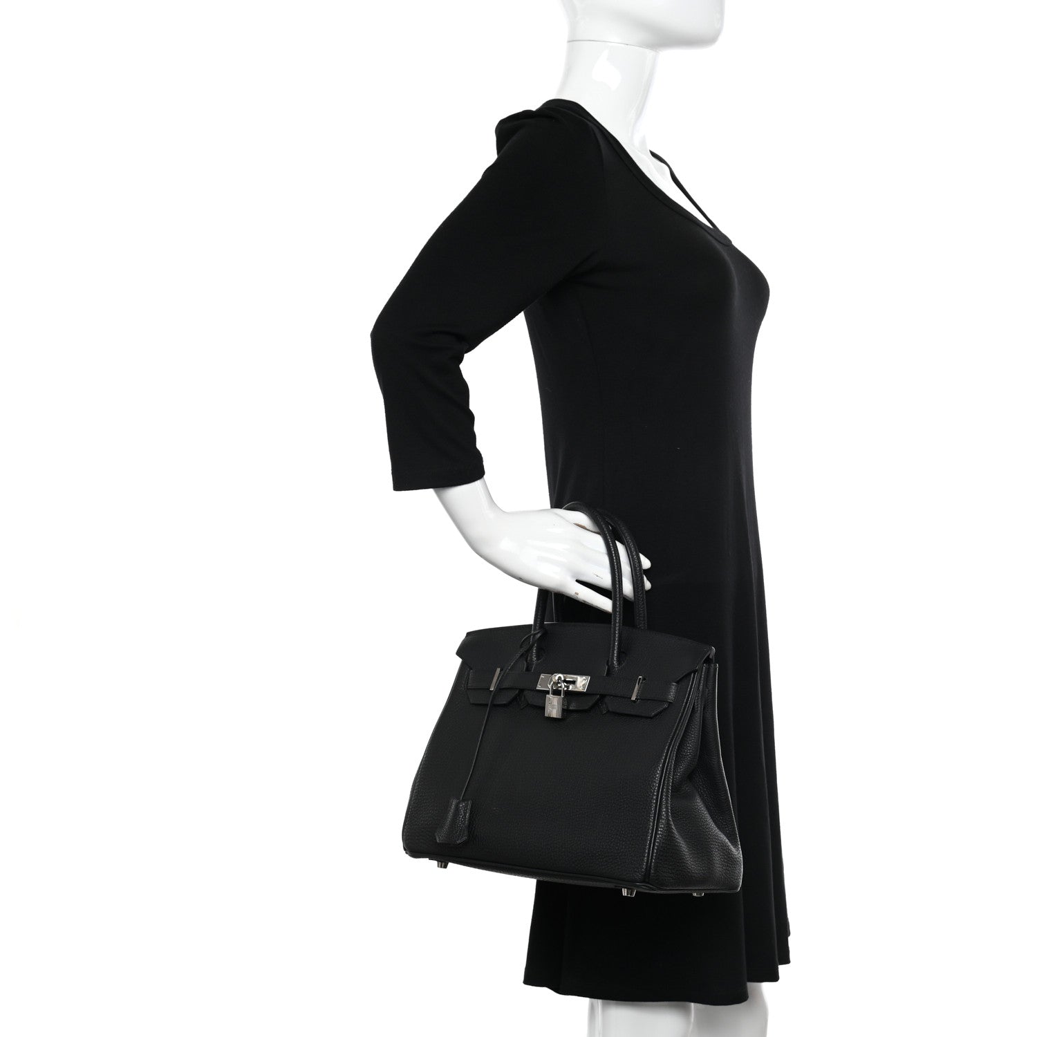 Hermes Togo Birkin 30 Black 2 of 13