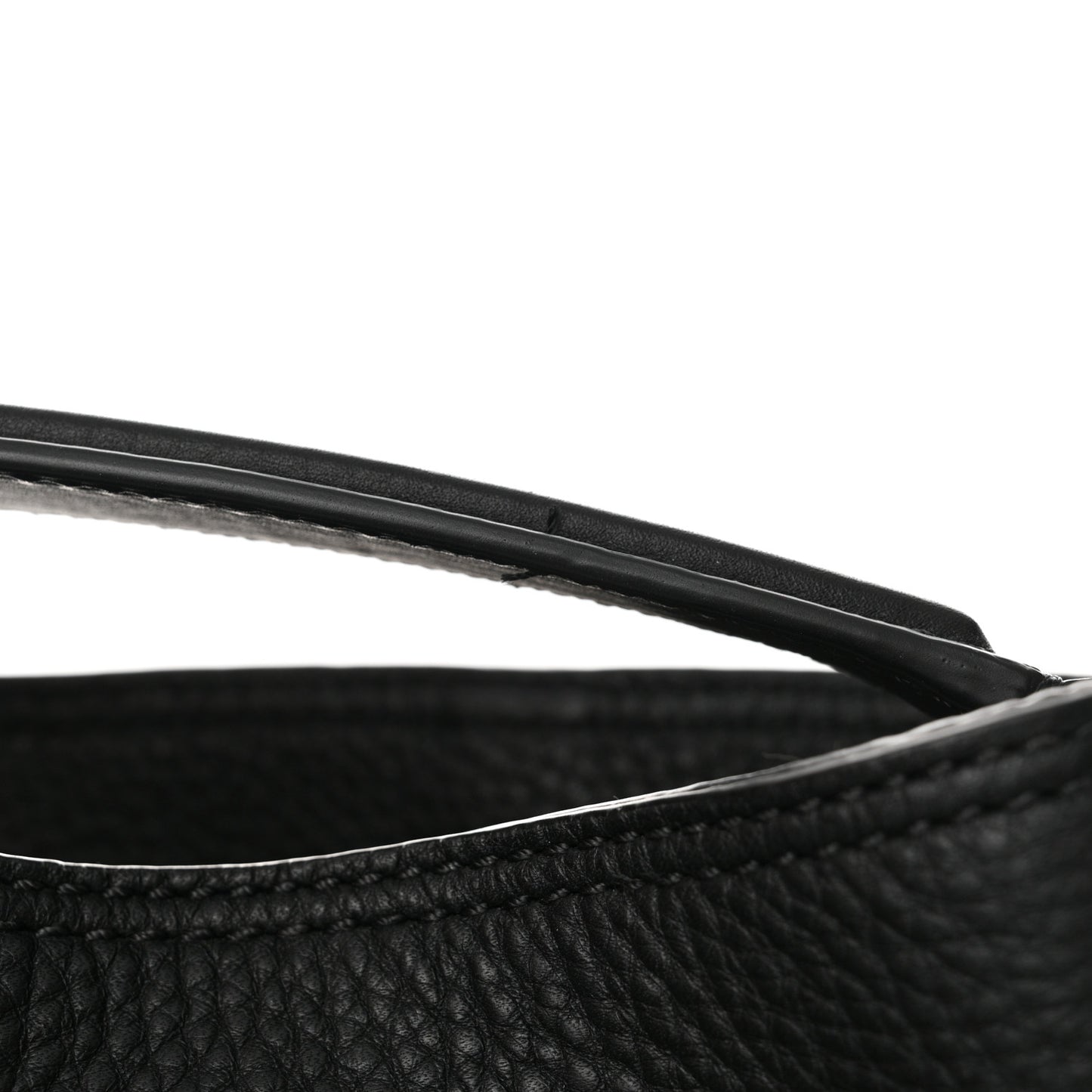 Grainy Calfskin Canvas Mega Check Medium Ashby Tassel Hobo Black