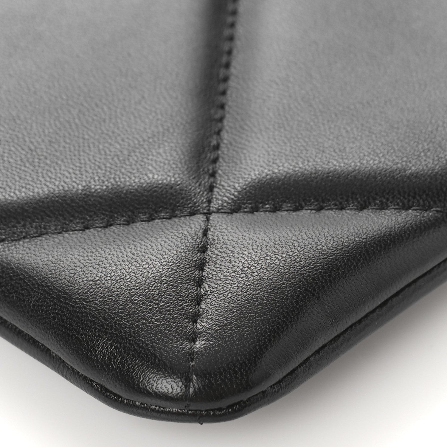 Chanel Lambskin Quilted Small Chanel 19 Pouch Black 9 of 9