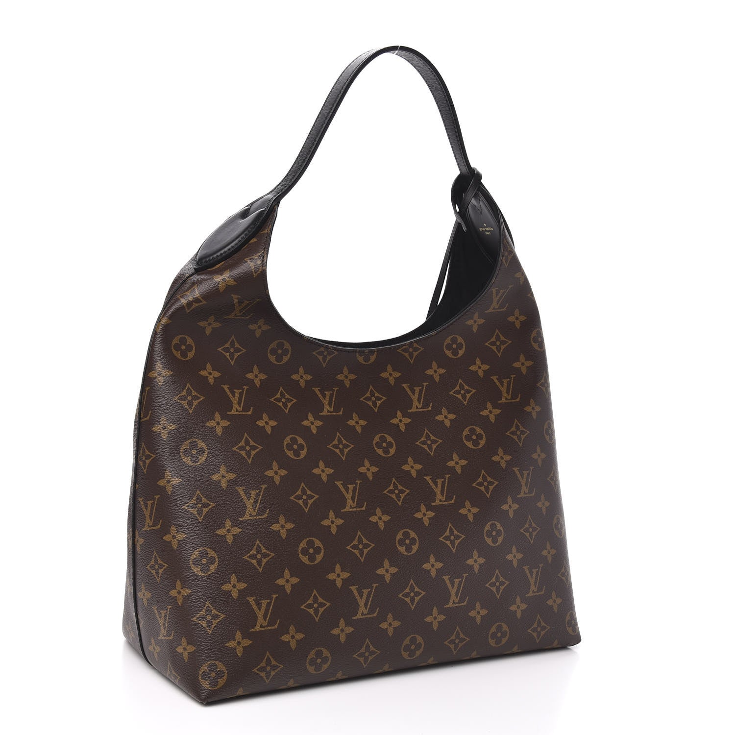 Louis Vuitton Monogram Flower Hobo Black 3 of 11