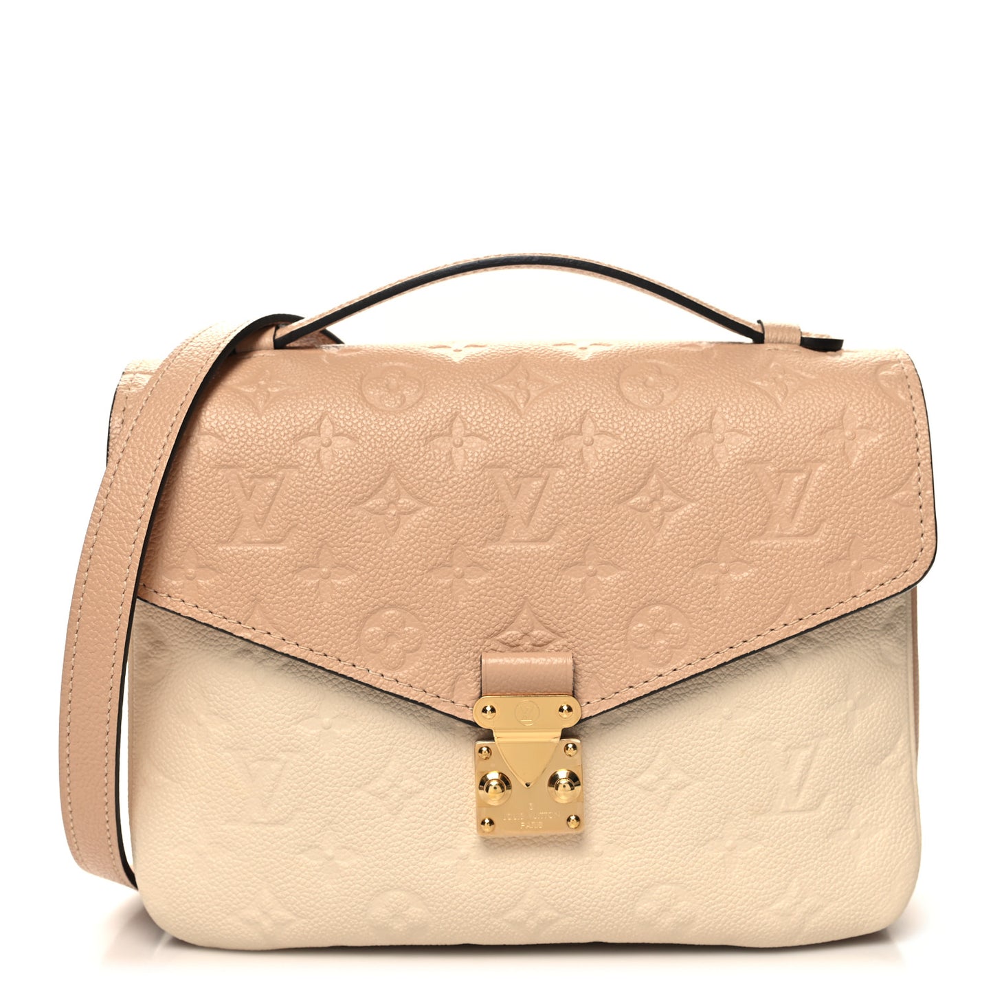 Empreinte Pochette Metis Beige Rose Creme