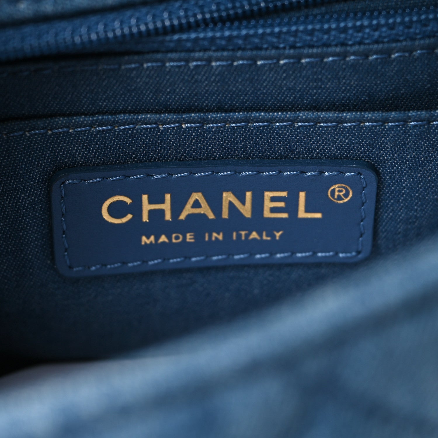 Chanel Denim Quilted Mini Pearl Crush Flap Blue 6 of 11