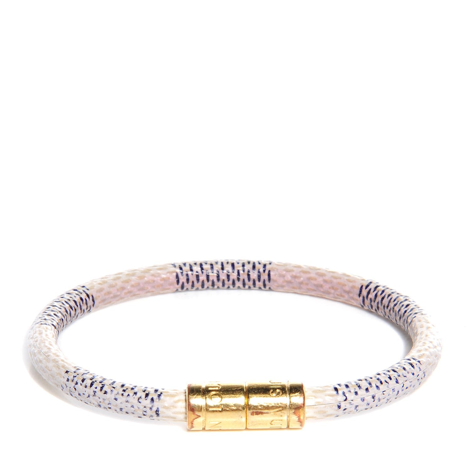 Louis Vuitton Damier Azur Keep It Bracelet 17 1 of 4