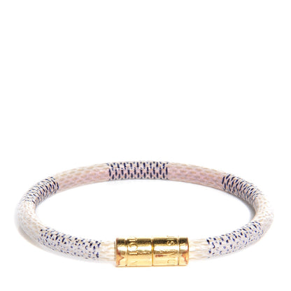Louis Vuitton Damier Azur Keep It Bracelet 17 1 of 4