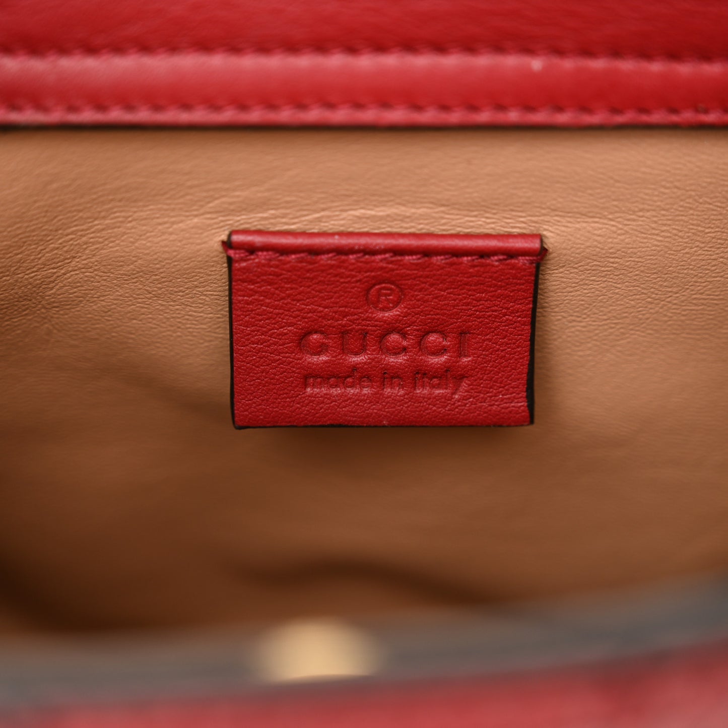 Snakeskin Mini Diana Tote Bag Red