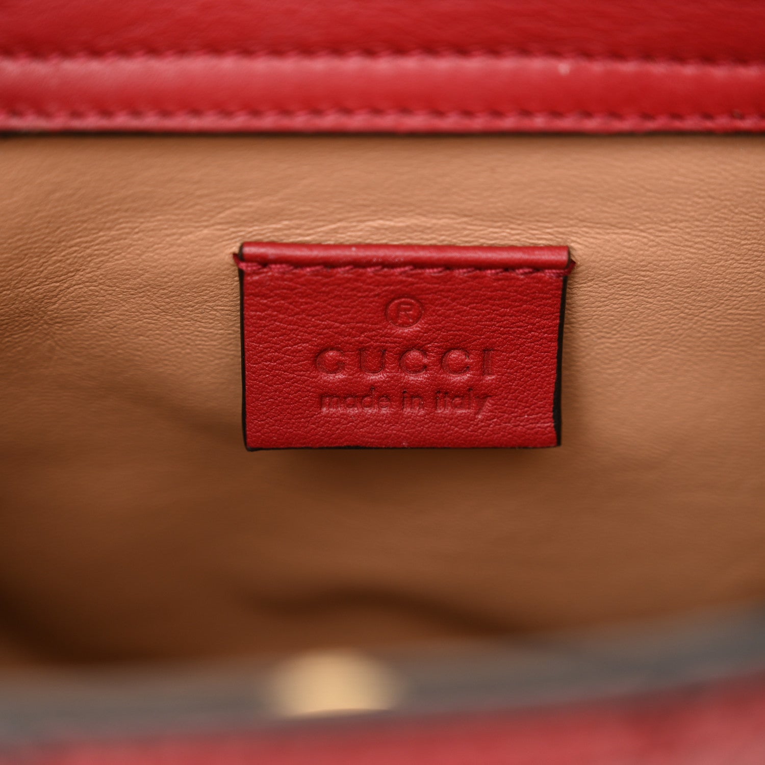 Gucci Snakeskin Mini Diana Tote Bag Red 6 of 12