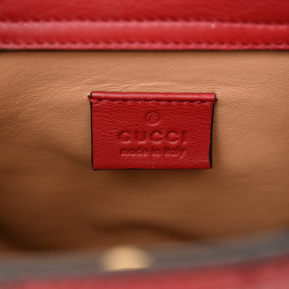 Gucci Snakeskin Mini Diana Tote Bag Red 6 of 12