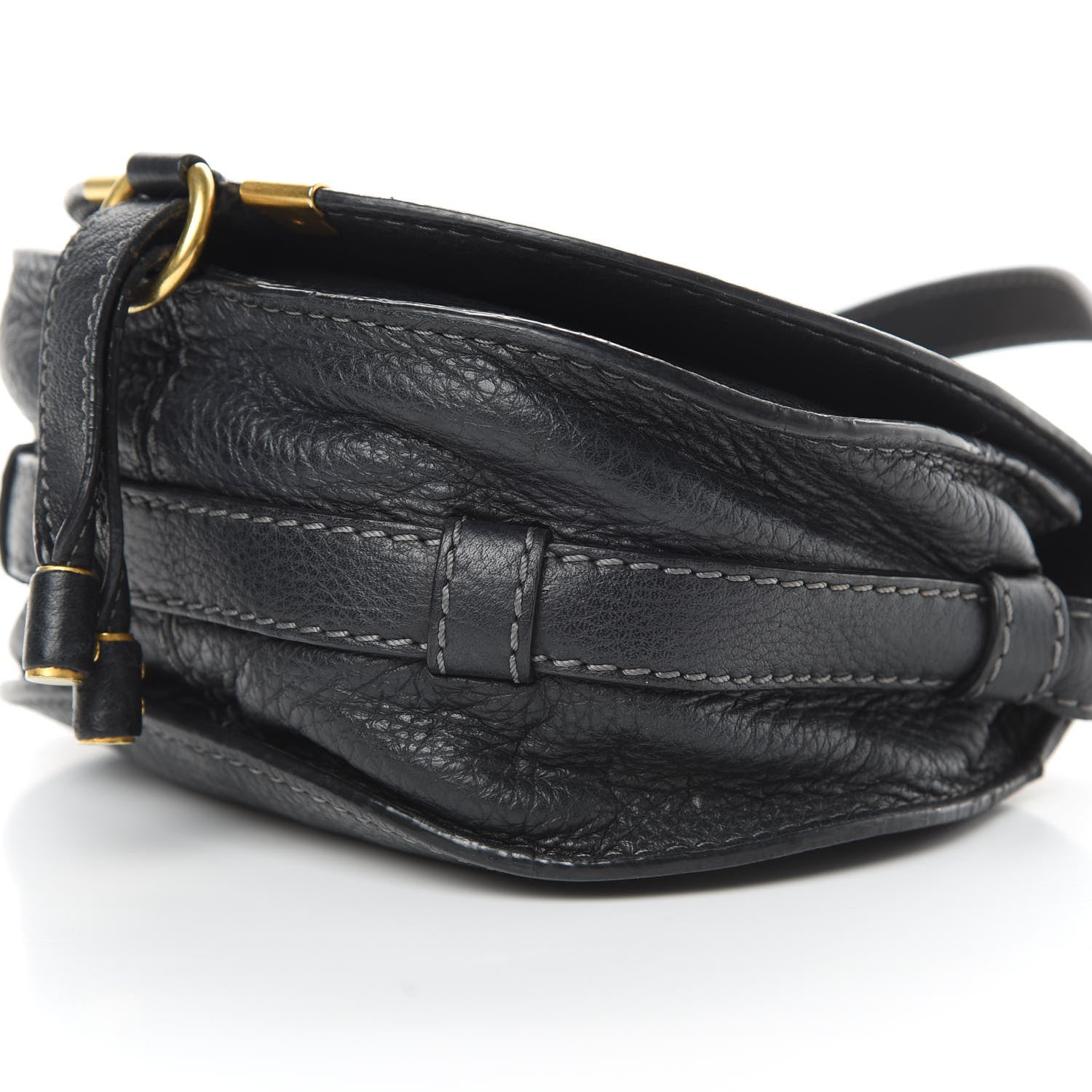 Chloe Calfskin Mini Marcie Round Crossbody Bag Black 11 of 17