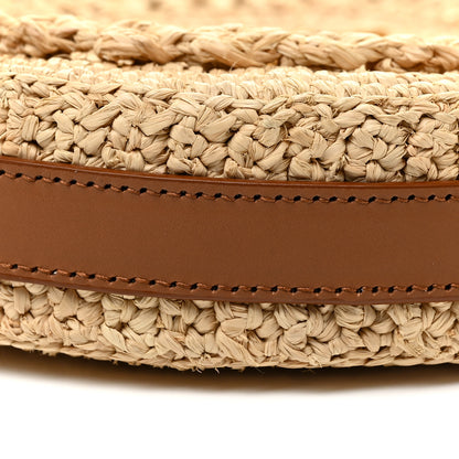 Saint Laurent Raffia Sac Round Naturel 9 of 10