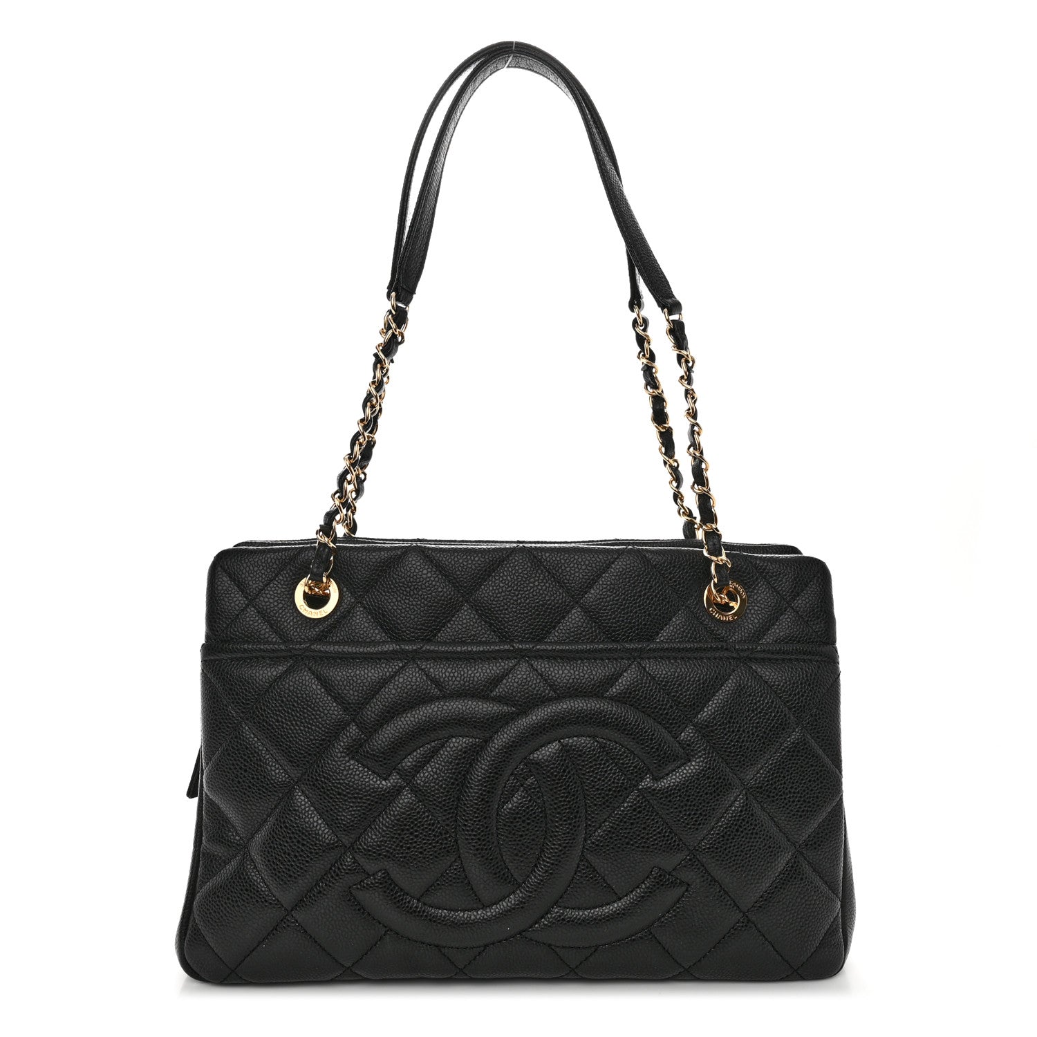 Chanel Caviar Quilted Timeless CC Soft Tote Black 1 of 11
