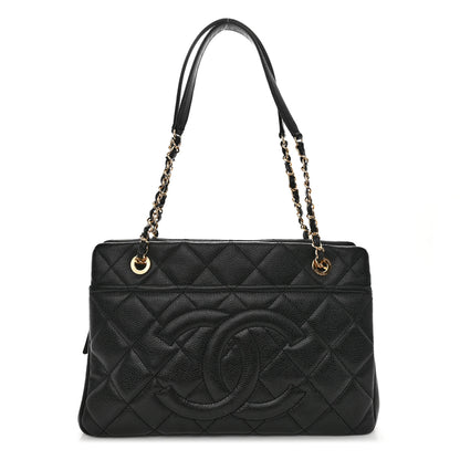 Chanel Caviar Quilted Timeless CC Soft Tote Black 1 of 11