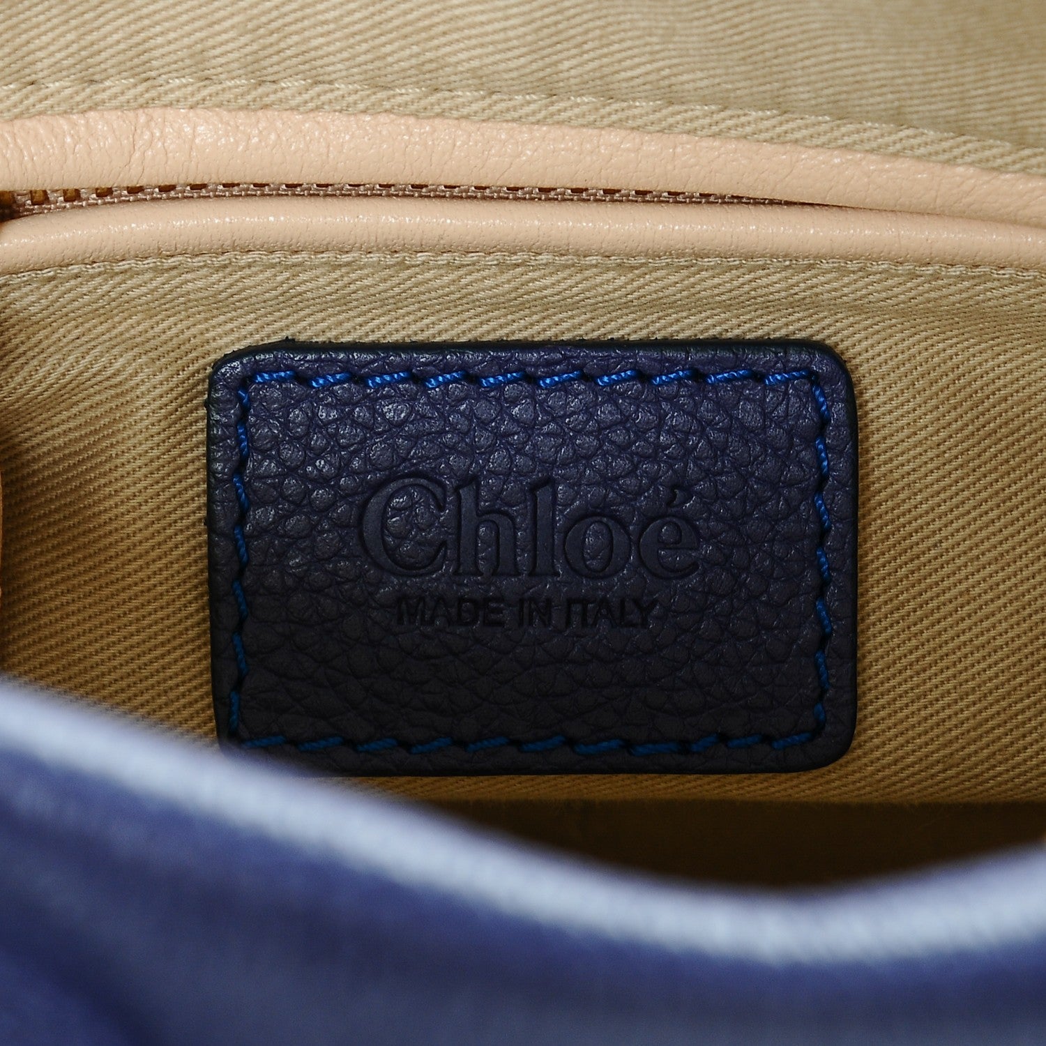 Chloe Calfskin Small Paraty Storm Blue 6 of 6